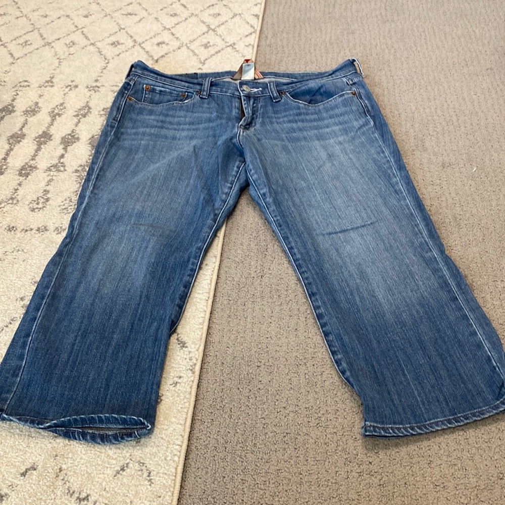 Lucky Brand Classic Rider Crop Jeans - Size 30